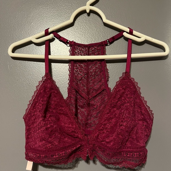 Victoria's Secret Lace Bralette in Rich Burgundy - Picture 1 of 3